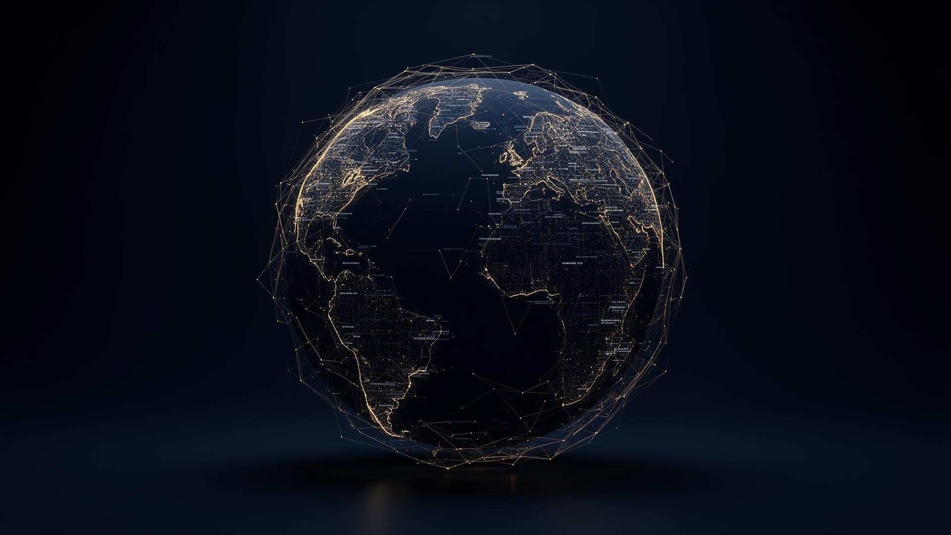 Global consulting network visualization